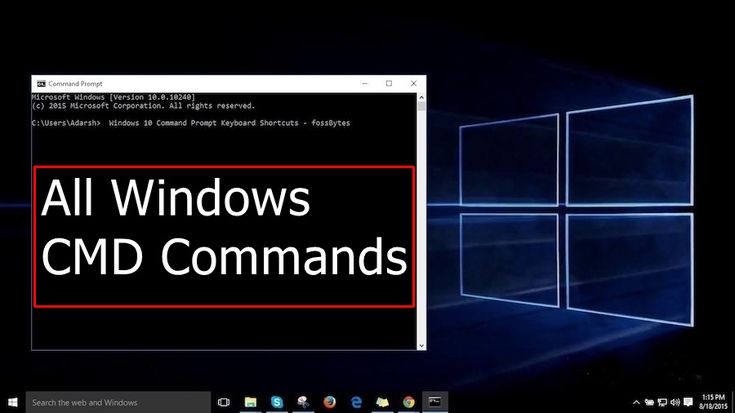 how tech windows command 